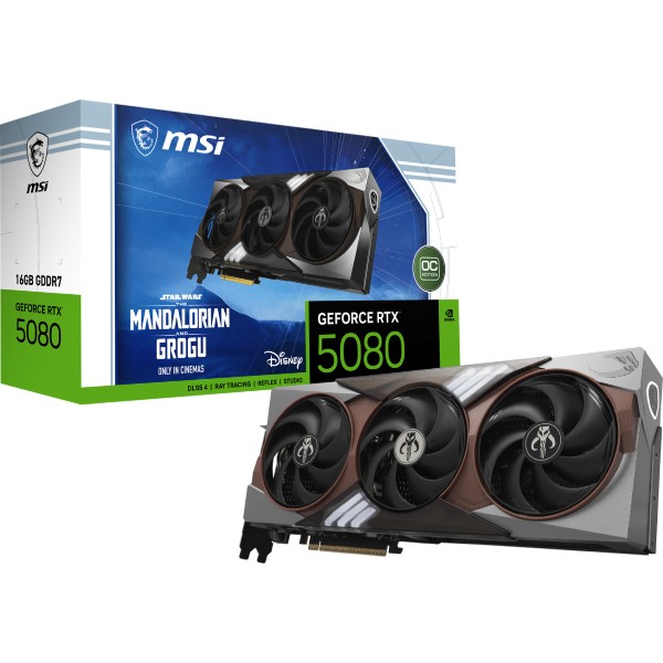 Видеокарта MSI GeForce RTX 5080 16G The Mandalorian and Grogu